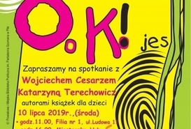 Książka jest OK! / Spotkanie z Katarzyną Terechowicz i Wojciechem Cesarzem