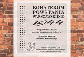 75. rocznica wybuchu Powstania Warszawskiego