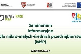 Seminarium informacyjne dla przedsiębiorstw