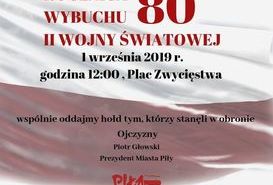 80. rocznica wybuchu II wojny światowej