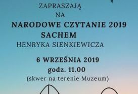 Narodowe Czytanie Sachem Henryka Sienkiewicza