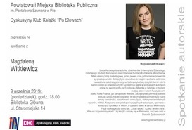 Spotkanie autorskie Magdaleny Witkiewicz