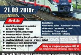 Jubileuszowy przejazd pociągiem - 140 lat linii kolejowej Poznań - Piła