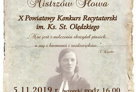 Zaduszki - X Powiatowy Konkurs Recytatorski im. ks. Stanisława Olędzkiego 