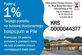 Przekaż 1% na rzecz budowy hospicjum w Pile