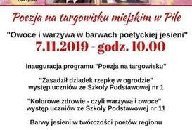 Poetycko, listopadowo, pięknie - poezja na targowisku miejskim w Pile