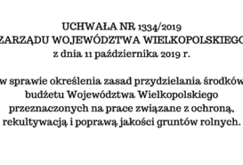 Informacja dla rolników - zmiana w uchwale Zarządu Województwa Wielkopolskiego