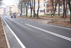 Zakończono realizację przebudowy ulicy Wyspiańskiego w Pile.