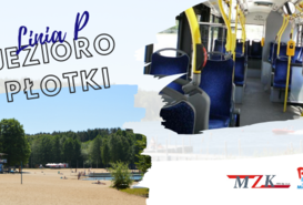 Linia P - rusza autobus nad jezioro Płotki 