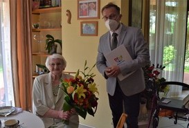 Gratulacje dla 100-letniej Anny Patryas z Piły