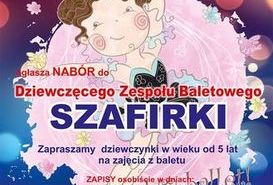 Nabór do zespołu Szafirki