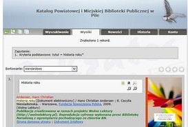 Wolne lektury w katalogu internetowym PiMBP