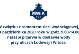MWiK: przerwa w dostawie wody 