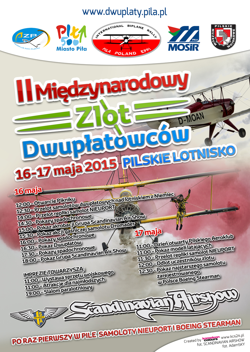 Zlot Dwupłatowców - program.