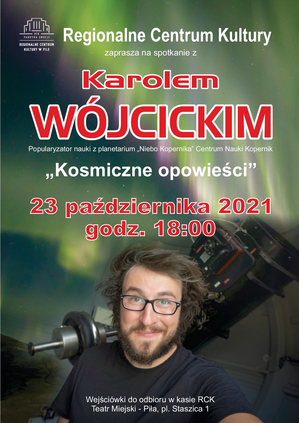 Plakat. Zaproszenie na spotkanie.